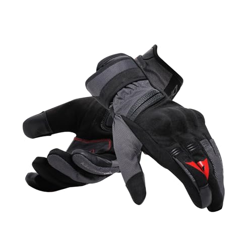 Dainese - Teyde Gore-Tex Gloves, Guanti Da Moto Impermeabili, Uomo, Nero/Iron-Gate, Xl