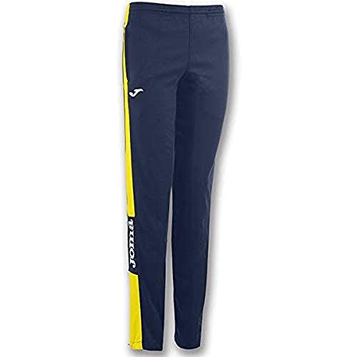Joma 900450.309.M Pantaloni Lunghi Sportivi, Champion Iv, Donna, Marino-Giallo, M