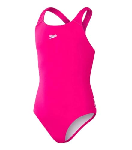Speedo Eco Endurance+ Medalist Costume Intero Bambina, Electric Rosa, 13-14 Anni