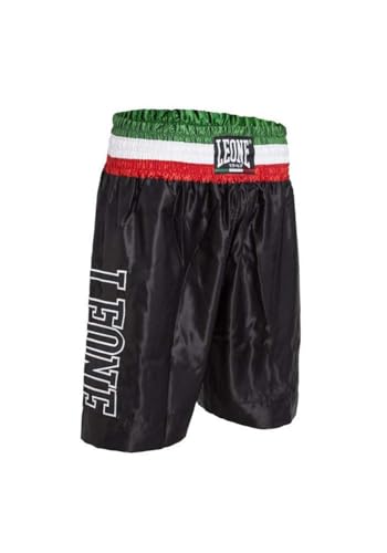 Leone 1947, Pantaloncino Boxe, Nero, S, Ab733