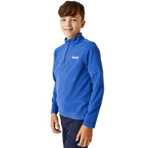 Regatta Hot Shot Ii Half Zip Outdoor, Pile Bambini, Oxford Blue/Navy, Size 3-4