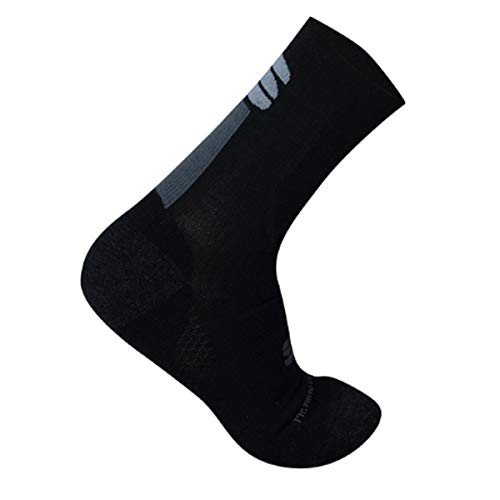Sportful 1119524 Merino Wool 18 Socks Calzini Unisex - Adulto Black Anthracite Xl