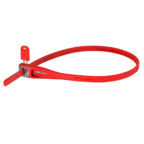 Hiplok Z Lok Twin Pack, Fascetta Di Sicurezza Multiuso, Unisex, Red, Circonferenza Di Chiusura 40 Cm