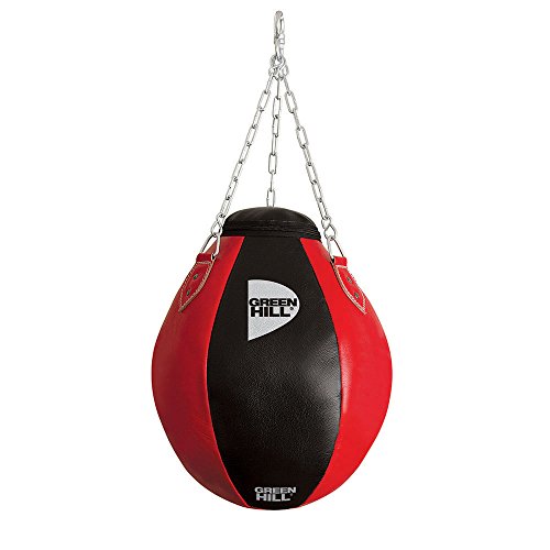 Green Hill Palla Sospesa Sacco Montanti Boxe Wrecking Bag Ball Pelle