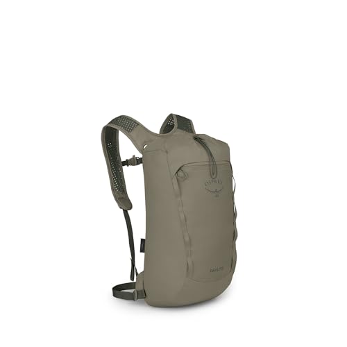 Osprey Daylite Cinch Pack - Zaino Giornaliero Semplice E Durevole Con Chiusura Superiore Con Cordino - Concrete Tan O/S