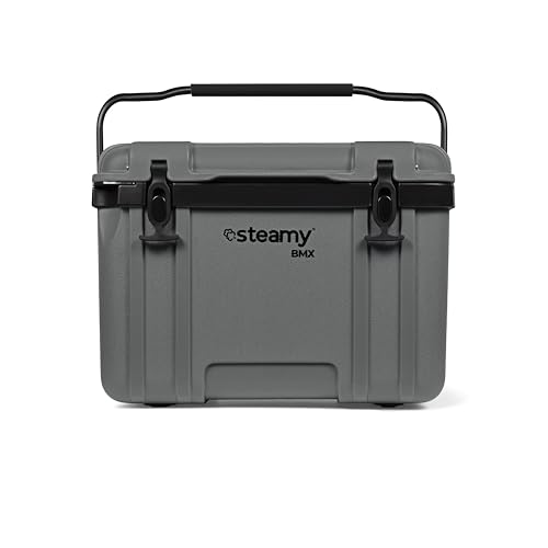 Steamy Bmx 26, Frigoriferi Portatile Passivo, 26 Litri, Grigio
