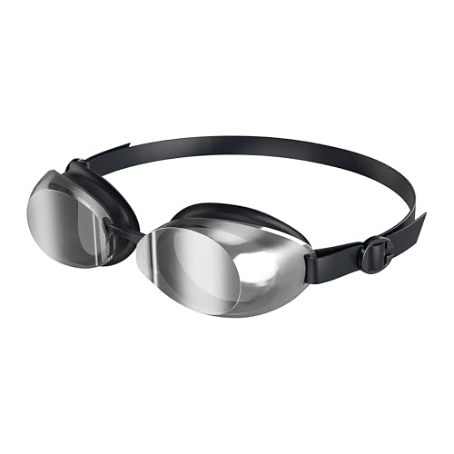 Speedo Jammer Hyperboom Panel, Allenamento Di Nuoto, Fitness, Resistenza Al Cloro Jammer Per Uomo, Nero/Grigio Antracite/Bianco, 40