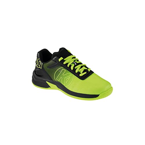Kempa Attack 2.0 - Scarpe Da Ginnastica Da Uomo, Per Il Tempo Libero, Leggere, Traspiranti, Colore: Giallo Fluo, Nero