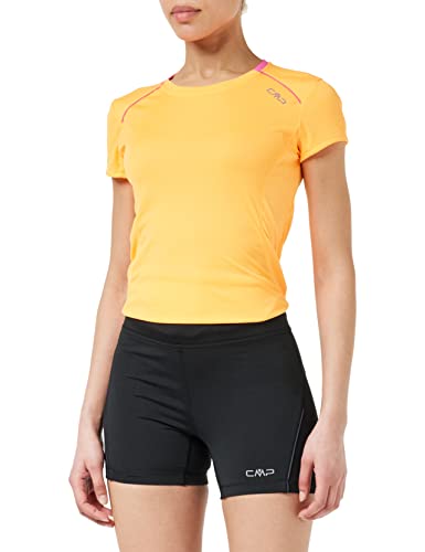 Cmp - Pantaloncini Elasticizzati Da Donna, Nero-Asphalt, 48