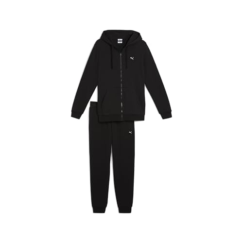 Puma Hooded Sweat Suit Tr, Abiti Lavorati A Maglia Unisex - Adulto, Puma Black,