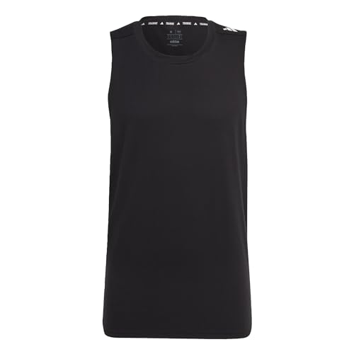 Adidas Uomo Designed For Training Workout Tank Top, Black, Xl