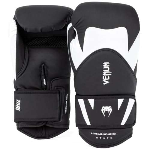 Venum Challenger 4.0 Guanti Da Boxe - Nero/Bianco - 10 Oz