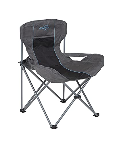 Bo-Camp 1204740 Sedia Pieghevole Grigio