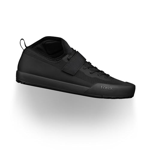 Fizik Gravita Tensor Flat Scarpe Da Ciclismo Mtb, Unisex Adulto, Nero (Black/Black), 40.5 Eu