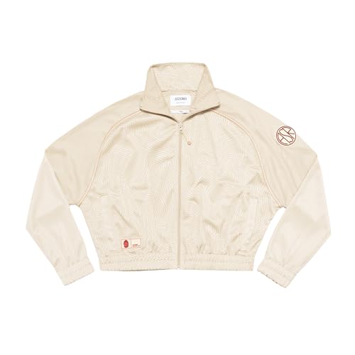 As Roma Imprinting Track Jacket White Woman - M