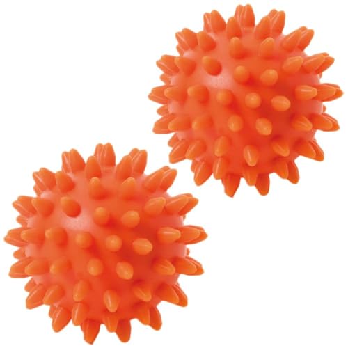 Togu Set 2 Palle Con Sfere Noppen Balls, Arancione, 6Cm