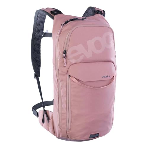 Evoc, Sac À Dos Stage 6 + Poche 2L Rose Dusty Pink Unisex Adulto, Nero, Taglia Unica