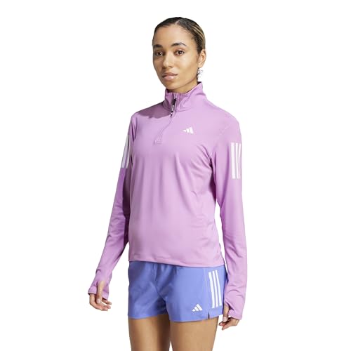 Adidas Donna Own The Run Half-Zip Jacket, Preloved Purple, S