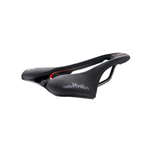 Selle Italia Slr Boost Kc Manganese Superflow - Sella Bicicletta Con Design Classico Slr, Sella Bici Da Strada Comoda In Gel E Foro Superflow - Taglia