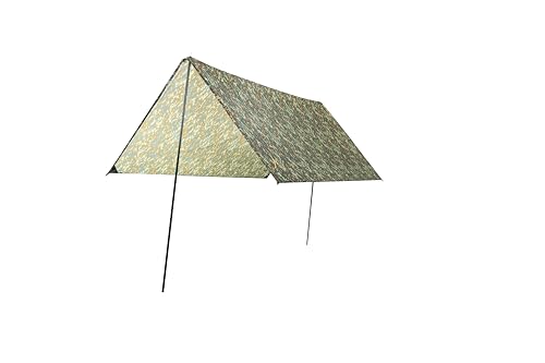 Grand Canyon Zuni 3, 3 X 3 M, Tenda Parasole Multifunzione Con Aste, Telone Per Tenda, Impermeabile, Protezione Uv50+, Bivacco, Campeggio, Attività Al