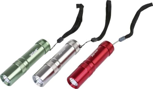 Xcell Basic 137785 - Torcia Led Da 1 Watt, Con Display Da 12 Pezzi, Lunghezza 108 Mm, Diametro 27 Mm, Peso 90,6 G, 1 W Led, 130 Lumen, Durata 8 Ore, 2