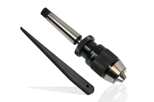 Mandrino A Sgancio Rapido B16 1 – 16 Mm Con Mandrino Conico Mk1 Con Estrattore + Cuneo Di Espulsione Mandrino Mandrino Di Precisione Krefting Tool (Mk