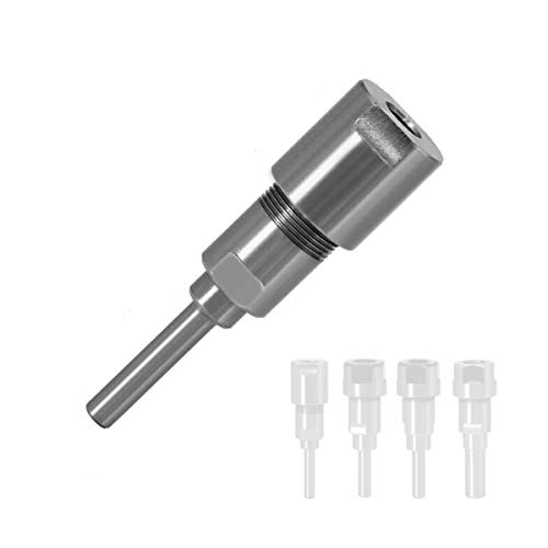 Katsu Router Bit Prolunga Mandrino Per Pinza Adattatore 8Mm A 8Mm Per Lavorazione Del Legno Fresatura Incisione Rifilatrica Utensile Per Tornio Cnc 13