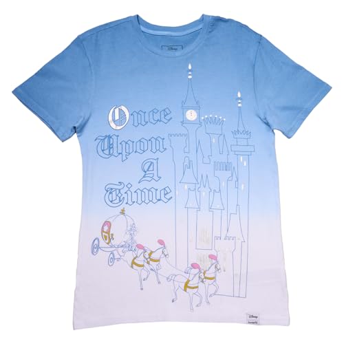 Loungefly Disney - Maglietta Unisex Cenerentola 75° Anniversario, Taglia S