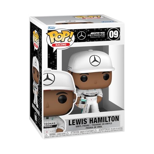 Funko Pop! Racing: Racing - Lewis Hamilton With Helmet - Mercedes-Benz - Figura In Vinile Da Collezione - Idea Regalo - Merchandising Ufficiale - Gioc