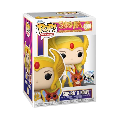 Funko Pop! & Buddy: She-Ra - She-Ra With Kowl - Masters Of The Universe - I Dominatori Dell'Universo - Figura In Vinile Da Collezione - Idea Regalo -