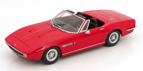 Kk Scale Kkdc181301 - Maserat. Ghibli Spyder Red With Spoke Rims 1970 - Scala 1/18 - Auto In Miniatura Da Collezione