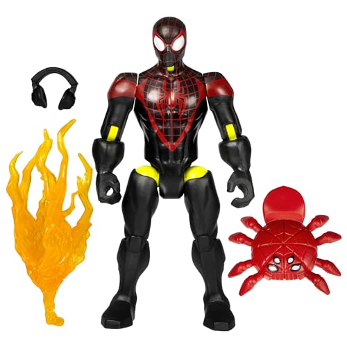 Spider-Man Hasbro, Marvel Mixmashers, Miles Morales, Action Figure E Accessori Mischiare E Abbinare