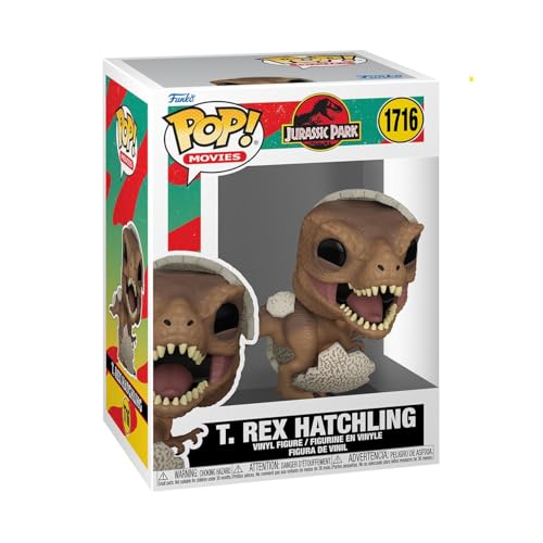 Funko Pop! Movies: Jurassic Park Hatchling - Tyrannosaurus Rex - Figura In Vinile Da Collezione - Idea Regalo - Merchandising Ufficiale - Giocattoli P