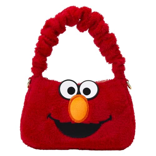 Loungefly Sesame Street Elmo - Borsa A Tracolla In Peluche