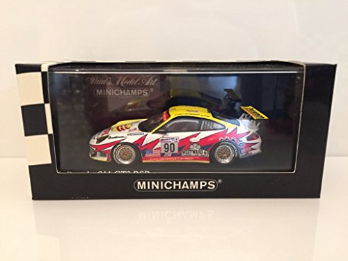 Minichamps 400046990 Modellino Porsche 911 Gt3-Rsr Maassen Le Mans 2004 Auto Da Gara Scala 1:43