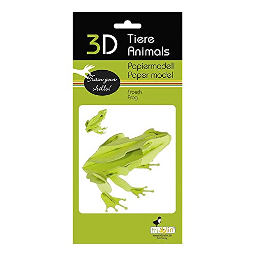 Carta 3D A Forma Di Rana