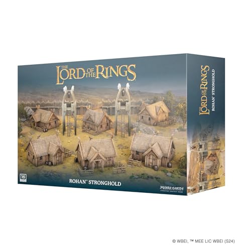 Games Workshop - Giochi Di Strategia Della Terra Di Mezzo: Rohan Stronghold (Set Di Paesaggi In Scatola)