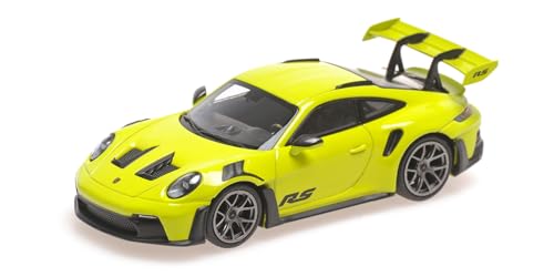 Minichamps 410062111 - Porsch. 911 (992) Gt3Rs Acid Green With Black Wheels 2023 - Scala 1/43 - Auto In Miniatura Da Collezione