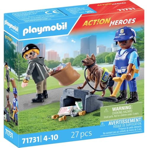 Policier Chien + Voleur Playmobil Pll71731