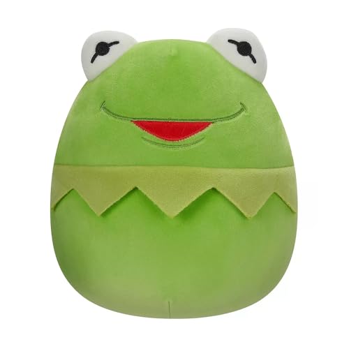 Squishmallows Sqdi00645 Kermit La Rana, 25 Cm, Peluche Ufficiale Jazwares