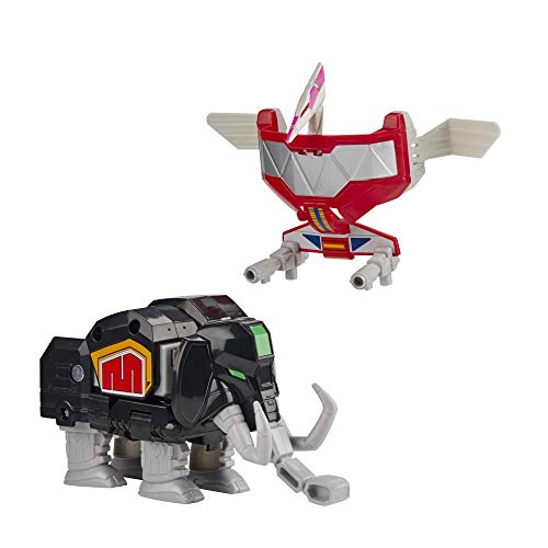 Power Rangers Mighty Morphin Mastodon Dinozord E Pterodactyl Dinozord Toy - Confezione Da 2 Action Figure Parte Di Dino Megazord, Per Bambini Dai 4 An