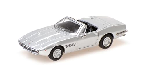 Minichamps 870123030 - Maserat. Ghibli Spyder Silver 1969 - Scala 1/87 - Auto In Miniatura Da Collezione