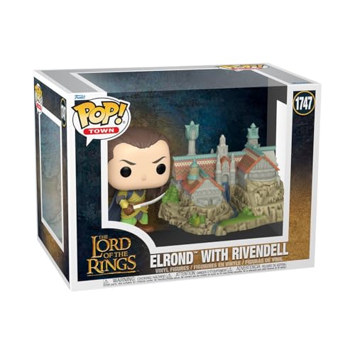 Funko Pop! Town: Lord Of The Rings S8 - Elrond & Rivendell- Figura In Vinile Da Collezione - Idea Regalo - Merchandising Ufficiale - Giocattoli Per Ba