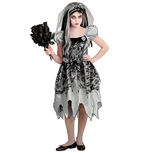 Widmann Milano Party Fashion - Costume Bambino Sposa Fantasma, Vestito, Fantasma, Costumi Carnevale, Halloween