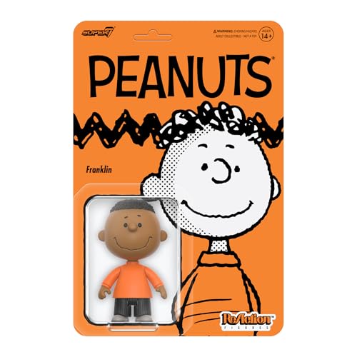Super7 Peanuts Reaction Figures Wave 07 - Personaggio D'Azione Franklin