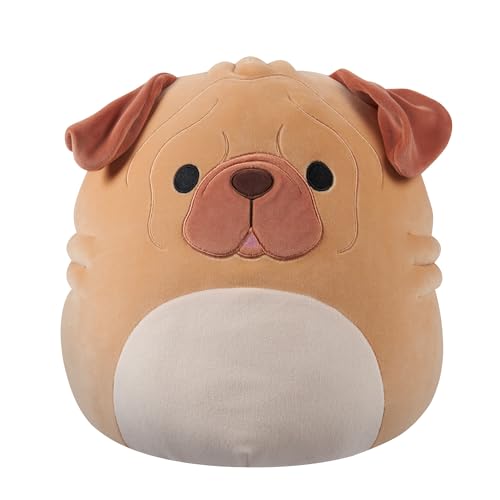 Squishmallows Peluche Morton Il Cane Marrone Shar Pei 30 Cm – Squishmallow Original 2024