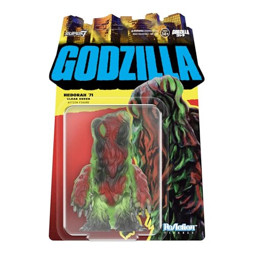 Super7 Toho Reaction Figures - Action Figure Hedorah (Verde Chiaro)