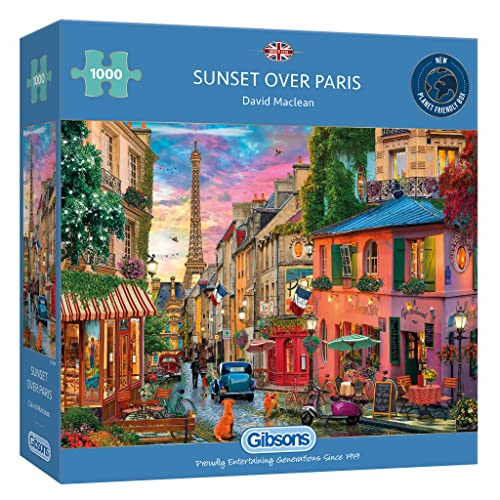 Gibsons Puzzle 1000 Pièces : Coucher De Soleil Sur Paris