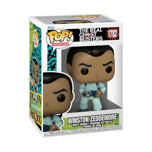 Funko Pop! Animation: Trg - Winston Zeddemore - The Real Ghostbusters - Figura In Vinile Da Collezione - Idea Regalo - Merchandising Ufficiale - Gioca