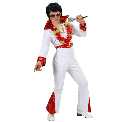 Widmann Milano Party Fashion - Costume Da Re Del Rock'N'Roll, Tuta, Rock Star, Costumi In Maschera Per Bambini
